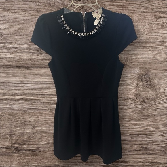 One Clothing Black Dress with Gold and Silver Accents - Picture 2 of 5